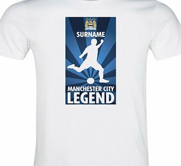 Manchester City Personalised Legend T-Shirt