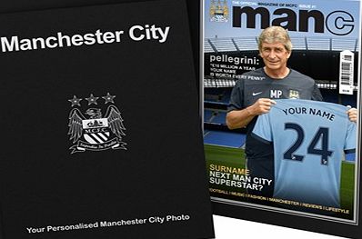 Ian Philipson Manchester City Personalised Magazine Cover in