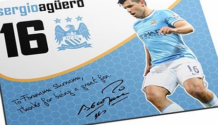 Ian Philipson Manchester City Personalised Swirl Signature