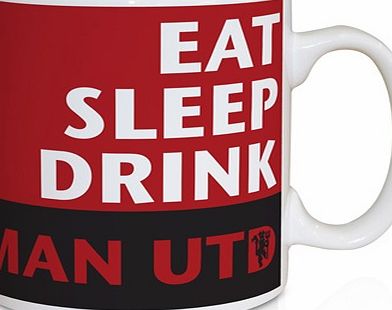 Ian Philipson Manchester United Personalised Eat Sleep Drink