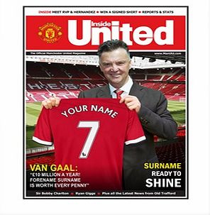 Ian Philipson Manchester United Personalised Magazine Cover -