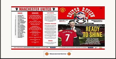 Ian Philipson Manchester United Personalised Matchday