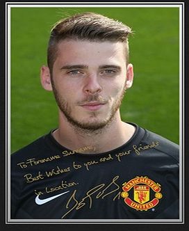 Ian Philipson Manchester United Personalised Signature Photo