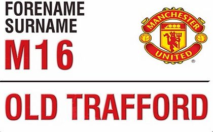 Ian Philipson Manchester United Personalised Street Sign Mouse