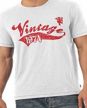 Manchester United Personalised Vintage T-shirt