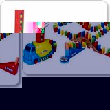 iAuctionShop Battery Operated Lay and Play Domino Race Toy Boxed New