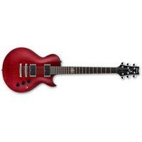 ART120 Electric Guitar Transparent Red Flat