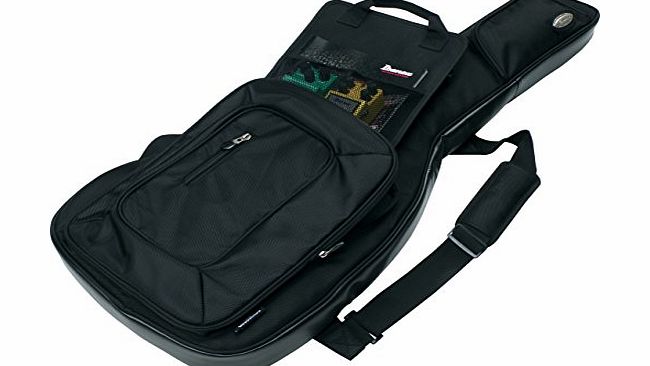Ibanez IGB621P-BK Powerpad Series De Luxe Nylon Case for Electric Guitar in Black