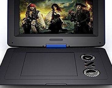 iBaste 10.1`` Screen Portable DVD Player Remote Control 4:3 Built in Dolby AC-3 Decoding System