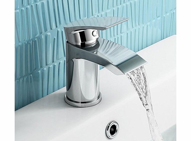 Modern Cloakroom Basin Sink Mixer Tap Small Chrome Bathroom Lever Faucet TB141