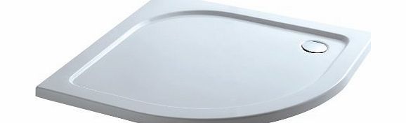 iBath Quadrant 900x900mm Stone Shower Enclosure Tray