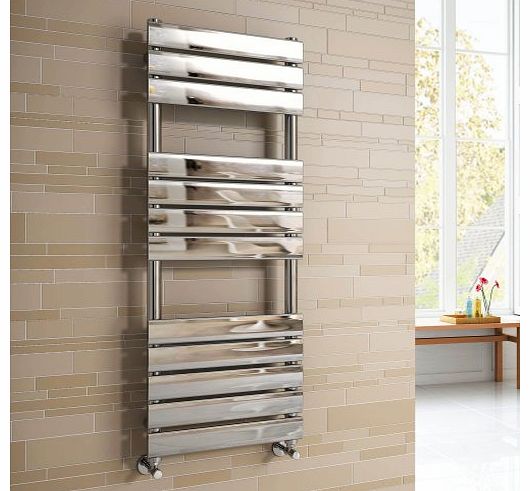 iBath Sacramento Flat Panel Towel Radiator - 1200x450mm