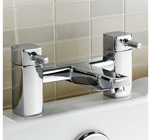 iBath Tamara Bathroom Taps - Chrome Bath Filler Mixer Tap
