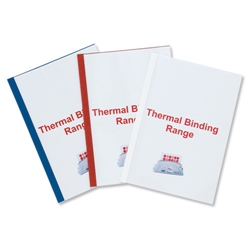 GBC Thermal Binding Covers 3mm Front PVC Clear