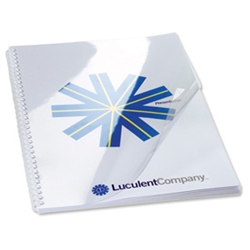 Ibico Report Covers PVC 200 micron A4 Clear Ref