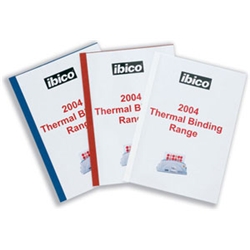 Ibico Thermal Binding Covers A4 4mm Front PVC