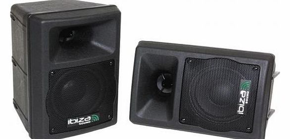 Ibiza DJ-420 2-Way Compact DJ Audio Studio Speakers 200W