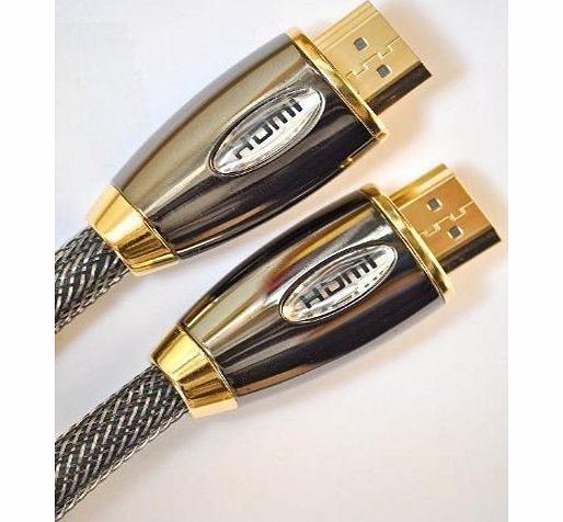 IBRA 5m High Speed PRO GOLD RED v2.0/1.4a HDMI Cable 3D 2160p PS4 SKY HD 4K Ultra HD(Version 2.0, 18Gbps, ARC)