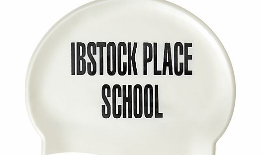 Ibstock Place School Swim Cap, White