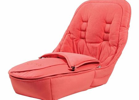 iCandy Apple 2 Pear Luxury Fleece Footmuff Papaya