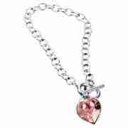 Bright bracelet, Sterling Silver Pink