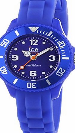 ICE-Watch Forever Unisex Quartz Watch with Blue Dial Analogue Display and Blue Silicone Bracelet SI.BE.M.S.13