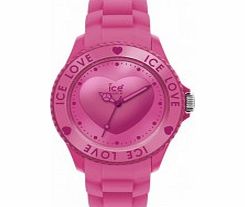 Ice-Watch Ice-Love Pink Silicon Strap Watch
