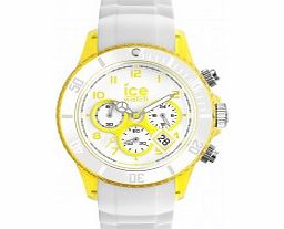 Ice-Watch Ladies Ice-Party White and Yellow Watch