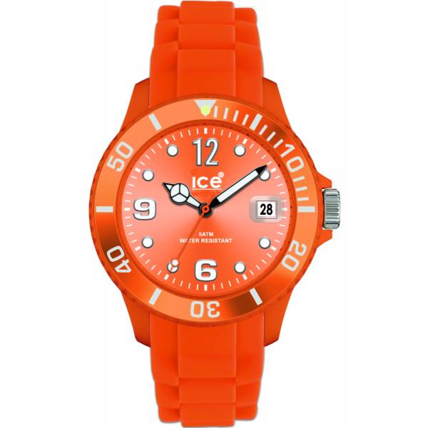 Orange Silicon Unisex Watch