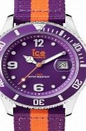 Ice-Watch Unisex Ice-Polo Purple and Orange Watch