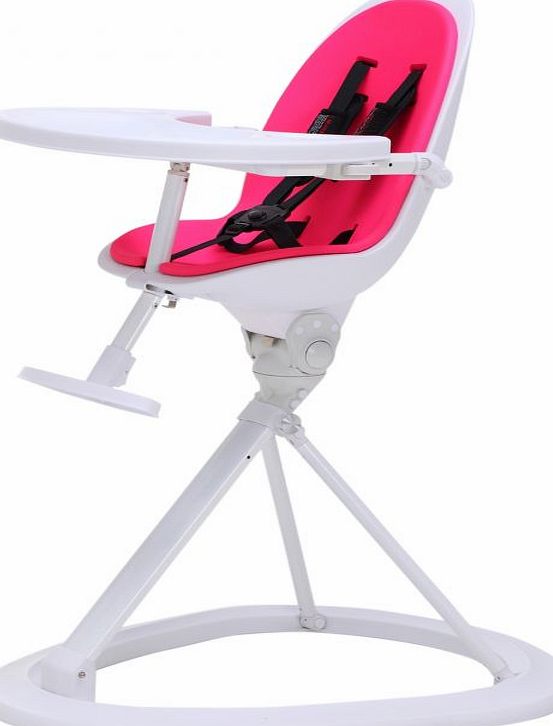 Icklebubba Ickle Bubba Orb Highchair-White/Pink