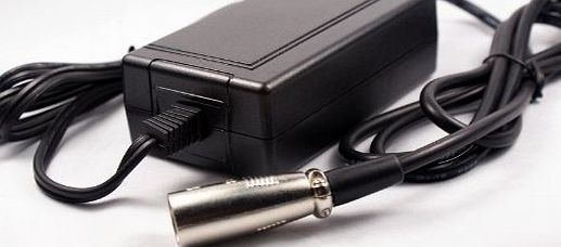 iClever Premium Quailty Mobility Scooter Latest Smart Battery Charger UK Work with Go-Go Elite Traveller and More [ 24V 2A]