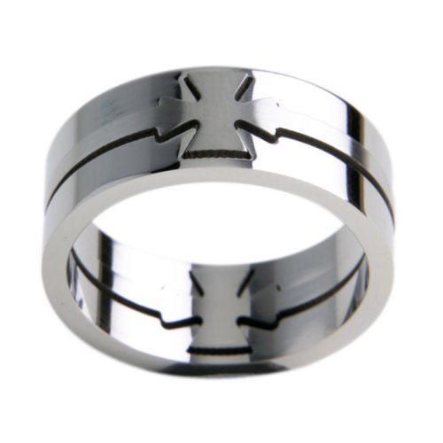 Icon Cross Cutaway Ring