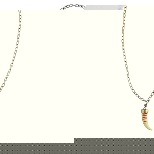 Icon Ladies Icon Large Tooth Necklace Metal