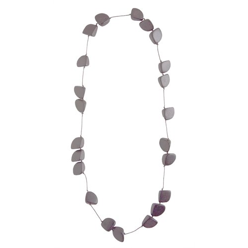 Icon Ladies Icon Long Bead Necklace Brown