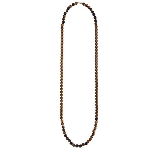 Icon Ladies Icon Speckled Bead Necklace Brown