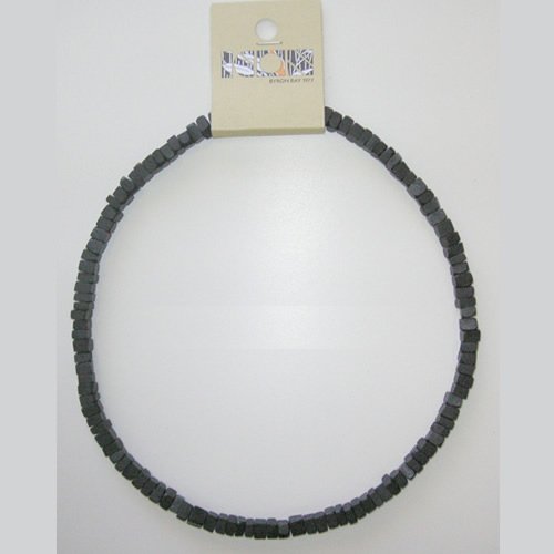 Icon Ladies Icon Square Cut Necklace Black