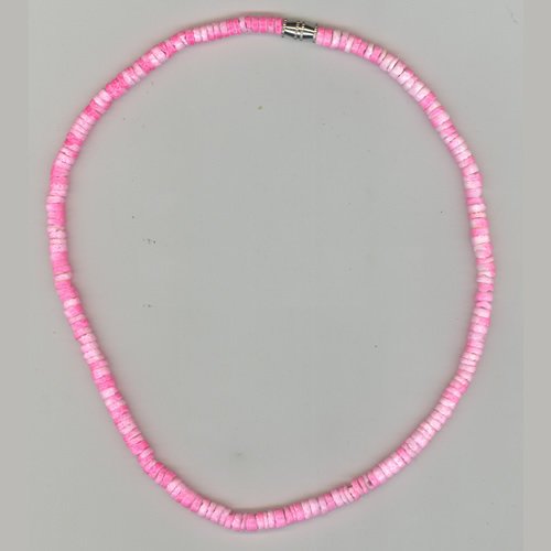 Icon Ladies Icon Thin Shell Necklace Pink