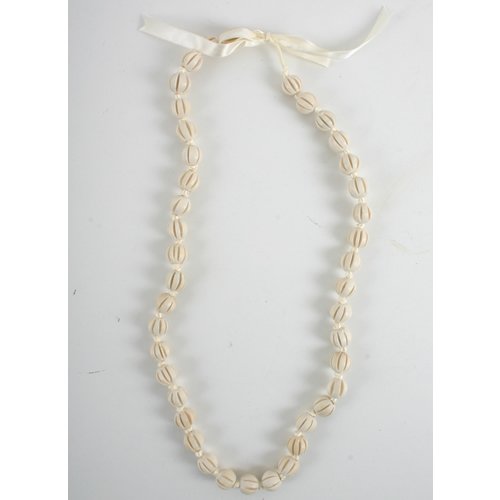 Icon Ladies Icon Wood Squash Necklace Bone