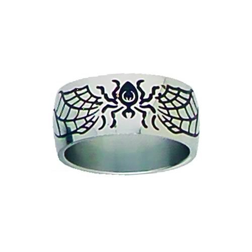 Icon Mens Icon Etched Spyder Ring N/a