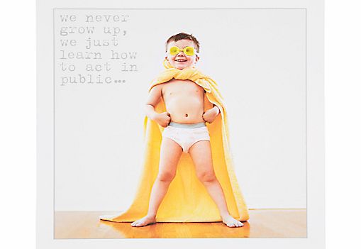 ICON We Never Grow Up Birthday Card