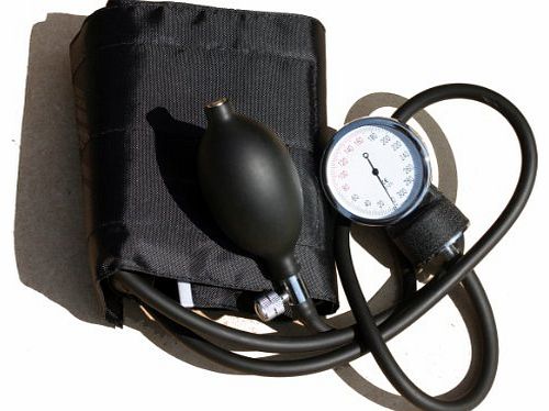 Professional ANEROID SPHYGMOMANOMETER standard adult Cuff with artery indicator