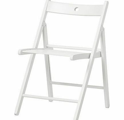 Ideal Designs Solid Wood Folding Chairs, Indoor Outdoor Banquet Folding Chair Seating (White)