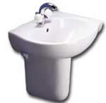 Ideal Standard Space Offset Washbasin Right Hand 2 Taphole (E6131)