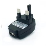 idealsUK CLASS A BLACK 3 PIN USB UK wall plug AC Power Adapter Charger for MP3 players, ipods, mobile phones,