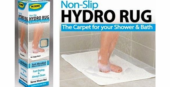 Ideaworks Non Slip Shower Bath Mat Hydro Rug Aqua Carpet Water Area Bathroom Safe