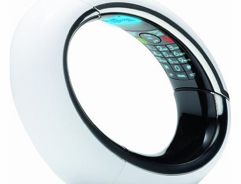  Eclipse Plus Single DECT Phone with Answer Machine - White/Black