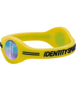 Identity London Identity Sport Wrist Band Bracelet - Neon Yellow