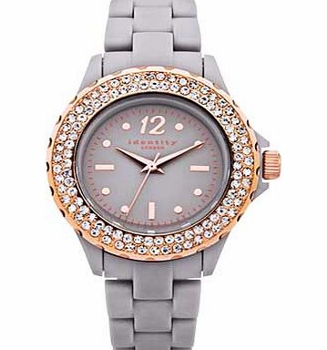 Identity London Ladies Grey Soft Touch Bracelet