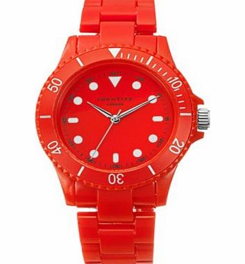 Identity London Unisex Red Coloured Watch